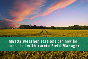 Leia mais sobre o artigo METOS weather stations can now be connected with xarvio Field Manager