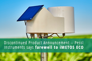 Оголошення про зняття з виробництва iMETOS ECO D3