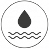 icona dei sensori d'acqua